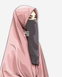 Cadar merupakan jenis pakaian muslimah yang menutupi sebagian wajah. 80 Gambar Kartun Muslimah Keren Cantik Sedih Dewasa Dyp Im