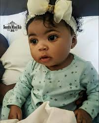 Black And Dominican Babies Aviana 6 Months African American Dominican Follow Beautifulmixedkids On Instagram Cute Black Babies Black Baby Girls Cute Kids