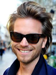 Men's haircuts & beard styling inspiration. Medium Long Length With Smooth Hair Pulled Back Haircuts For Men Mens Haircuts Medium Long Hair Styles