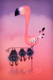 Ultra Book De Carine Hinder Art Sur Le Flamant Rose Flamant Rose Flamant De Deco