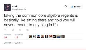 Hello new york state algebra 1 students! Horror Stories Pour In This Time On The Common Core Algebra Regent S Exam Stopcommoncorenys