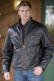 Men S Cuervo Retro Leather Motorcycle Jacket Overland Leather Motorcycle Jacket Motorcycle Jacket Jackets