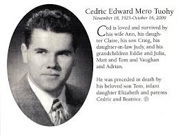 Cedric Tuohy, Father and Mentor |