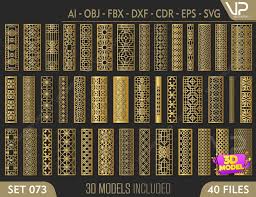 40 pattern 3d models and vector files cnc file laser etsy in 2021 vector file islamic art pattern vector