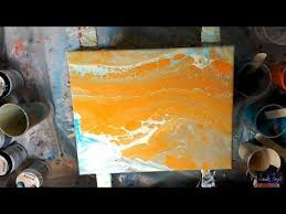 Seriously House Paint And Water Only No Gac 800 Silicone Etc Direct Amp To The Point Youtube Abstract Art Tutorial Painting Pouring Painting