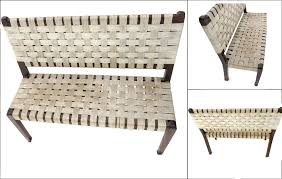 Banc Tresse Corde Les Arcs 1960 Perriand Savoie Accessoire Maison Banquette Vintage Tresse Corde