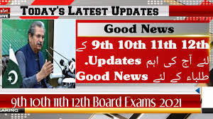 Punjab boards committee of chairmen pbcc has announced the final dates for hssc/inter exams 2021 for bise lahore and all other boards of this year exams will not be canceled, as last year students were promoted based on their performance in the previous board examinations but this. Board Exams 2021 Big News Shafqat Mehmood Press Conference 9th 10th 11th 12th Exam 2021 Updates Youtube
