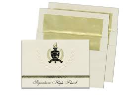 Signature Announcements Adela Brenes Texidor (Guayama, PR) Graduation  Announcements, Presidential Style, Basic Package of 25 with Gold & Black  Metallic Foil Seal : Amazon.co.uk: Stationery & Office Supplies
