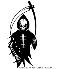 To created add 126 pieces, transparent skull images of your project files with the background cleaned. Death Grim Reaper Graphics Free Vector