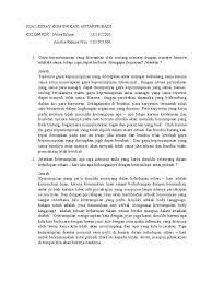 Soal dan jawaban komunikasi bisnis bab 1 1. Soal Essay Komunikasi Antarpribadi Pdf