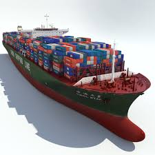 3ds Max Container Ship 3d Model Model Ships Model Boats Model Boats Building