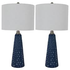 Wayfair offers thousands of design ideas for every room in every style. 26 5 Set Of Two Jameson Textured Ceramic Table Lamp Cobalt Blue Decor Therapy Target