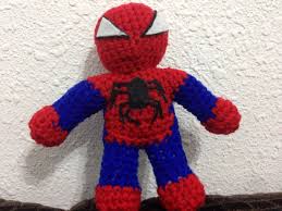 سبايدر مان كروشيه Spider Man Crochet Dinosaur Stuffed Animal Spiderman Dinosaur