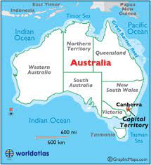 Capital Of Australia On Map Capital Territory Map / Geography Of Capital Territory/ Map Of Capital  Territory - Worldatlas.com