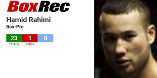 BoxRec: Hamid Rahimi