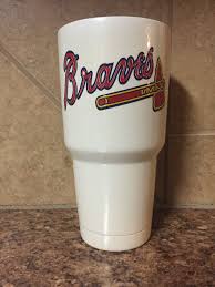 Atlanta Braves Custom Yeti Custom Yeti Tumbler Cups Tumbler