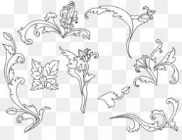 Batik merupakan kekayaan budaya yang dimiliki oleh bangsa indonesia. Black And White Flower Clipart Batik Flower Design Transparent Clip Art