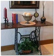 Contoh Kreasi Meja Dengan Kaki Mesin Jahit Singer Yahoo Hasil Image Search Furniture Renovation Sewing Machine Tables Sewing Table