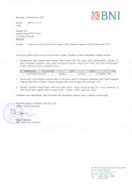 Foto copy ijazah s1 dan transkip nilai 3. Contoh Surat Lamaran Bina Magang Bni Cara Golden