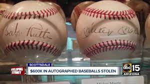 As Much As 600 000 In Baseball Memorabilia Stolen From Don Charlie S Restaurant In Scottsdale
