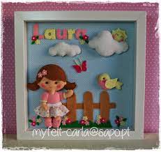 my felt um quadro para decorar o quarto da laura sus kece bebek