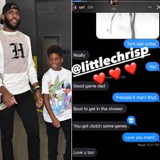 Search, discover and share your favorite chris pauls son gifs. Espn Chris Paul Shared The Texts His Son Sent Him After The Phoenix Suns Win Facebook