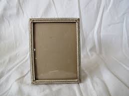 Small Danish Brass Frame 4 X 3 Inches Gold And White Photo Frame With Convex Glass Vintage Picture Frames Brass Frame White Photo Frames