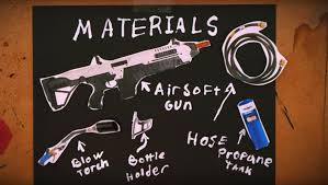 I looked into using peg board or wood to make a rack but decided to go with pvc instead. Here S How To Make The Boring Company S Flamethrower Techcrunch