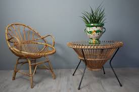 Check spelling or type a new query. Vintage Rattan Table And Chair Decorative Collective