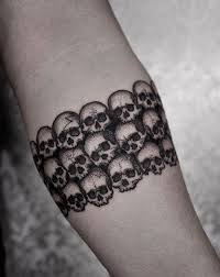 30 Perfect Armband Tattoos For 2019 Skull Tattoo Design Armband Tattoos For Men Arm Band Tattoo