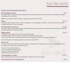 Everytime we visit carlsbad we go to beach plum kitchen for breakfast. Beach Plum Kitchen Menu In Carlsbad California Usa
