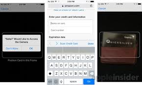We did not find results for: Ios 8 Safari Now Scans Credit Cards With Iphone Camera Quick Contacts Come To Multitasking View Appleinsider