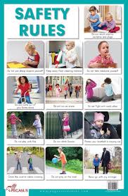 Buy Safety Rules Thick Laminated Preschool Chart Book