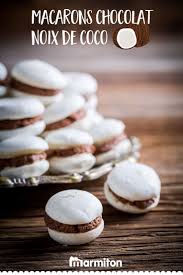 Macarons Chocolat Noix De Coco Recette Macaron Chocolat Recette Macaron Recette Macaron Chocolat