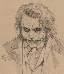 I Really Liked Nolan S Take On The Joker And Was Inspired To Sketch A Quick Portrait I Can T Wait To See This Mo Joker Sketch Joker Art Drawing Joker Drawings Joker art collection to put a smile on your face. joker sketch joker art drawing joker