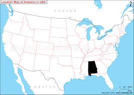 Where Is Alabama State Where Is Location Of Alabama In Us Map