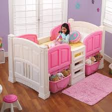 Step 2 Girl S Loft Storage Twin Bed Low Loft Beds Kids Bedroom Twin Loft Bed