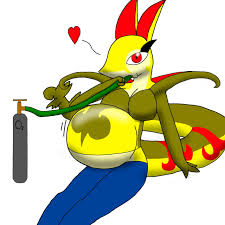 Xaga: Belly inflation by TGreenShadowKituos -- Fur Affinity [dot] net