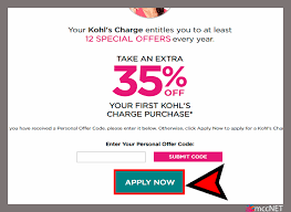 Their apr is quite high (above 20%). Apply Kohls Com Apply For Kohl S Credit Card Get A 35 Off Discount