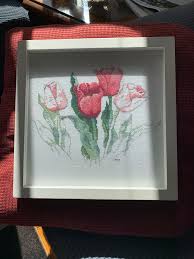 See more ideas about cross stitch patterns, cross stitch, stitch patterns. Fo My First Post Here Also My First Framed Project From About 15 Years Ago In High School Pattern Is Tulips By Green Apple Co Created From A Janet Powers Watercolor Crossstitch