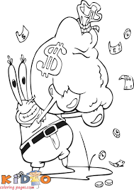 All rights belong to their respective owners. Mr Krabs Spongebob Squarepants Coloring Pages Kids Coloring Pages