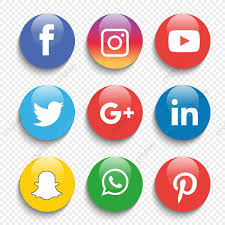 Social Media Icons Set Logo Vector Illustrator Logo Clipart Social Icons Logo Icons Png And Vector With Transparent Background For Free Download Logo Design Free Templates Instagram Logo Social Media Icons