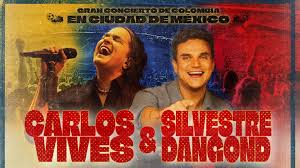 ¡Conciertazo en México! Carlos Vives y Silvestre cantarán antes del debut de Colombia