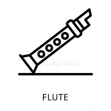 Line Design Flute Icon Stock Vector Ad Flute Design Line Vector Ad Line Design Material Design Background Icon