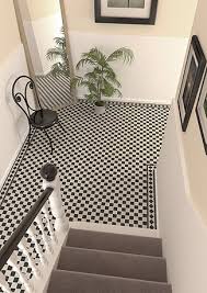 Units 8 & 9 trojan industrial estate, paignton, devon. Victorian White Black Checkerboard Mosaic Mosaic Tiles London Tile Co