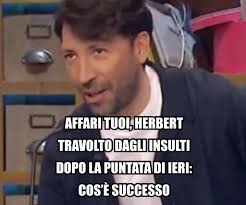 Affari tuoi, Herbert travolto dagli insulti dopo la puntata di ieri: cos'è successo ⤵️⤵️