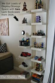 Ikea Boys Lego Bedroom Ideas We Used Lack Bookcases To Display Lego Bedroom Boys Lego Bedroom Lego Room