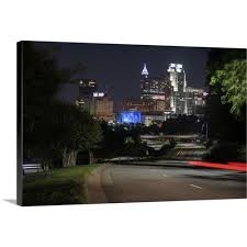 Greatbigcanvas Raleigh Skyline At Night North Carolina By Circle Capture Canvas Wall Art 2509843 24 30x20 The Home Depot Raleigh Skyline Canvas Wall Art Abstract Canvas Painting