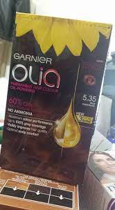 2 Garnier Olia Hair Colour 5 35 Rich Chocolate Brown 3x More Shine New Big Pack Garnier Olia Hair Color Hair Color Hair Color Chocolate