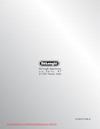 De'longhi eletta ecam 44.660.b bean to cup machine. Delonghi Ecam 23 450 User Guide Manual Pdf Manualzz